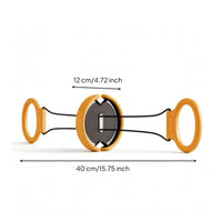 Portable Flywheel Arm Exerciser Compact Flywheel Instructor Lightweight Resistance Device with Handles Adjustable for Office, Travel