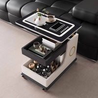 Rolling C-Table Height Adjustable Mobile Cart Multi-Functional With casters for Adults