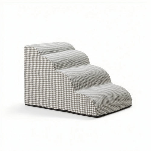 Pet Staircase with Removable Cover Stable Furniture Inclined for Small Dogs