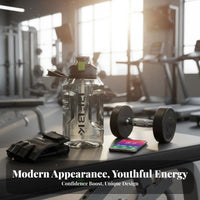 Food-Grade Material Large Capacity Water Jug Long-Lasting Large Capacity Water Bottle Leak-Proof for Men, Office Workers, Workout, Hiking