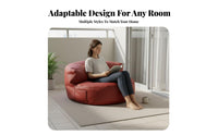 Caterpillar Lounger Integrated Spine Support Padded Floor Lounger Multi-Functional Plush Fabric for Teens, Kids, Balcony