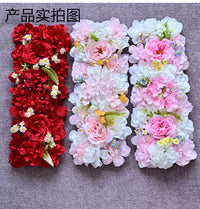 婚庆雏菊大丽花花排仿真婚庆布置户外跨境装饰品牡丹派对酒店绢花