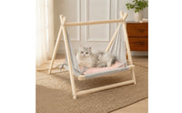 Cat Bed with Stand Freestanding Cat Bed Padded for Kittens, Pet Owners