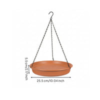 Hanging Bird Bath with Chains Outdoor Bird Bath with Hanging Chains Garden