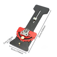 Track Saw Angle Fence Aluminum Alloy Carpentry Tool CNC Machined for Woodworkers