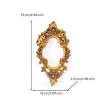 Decorative Frame Antique Gold Retro Frame Vintage for Entryway, Photographers