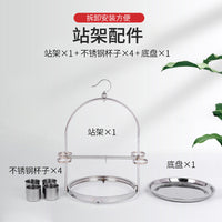 鹦鹉不锈钢站架玄凤小太阳和尚鸟架大型观赏架栖息架鹦鹉饲养架