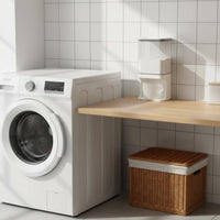 Wall Mounted Laundry Scoop Box Large Capacity Press Type Dispenser