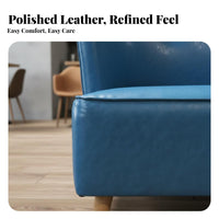 2-Seater Upholstered Banquette Nordic Design Booth Seating Minimalist design Cafe Loveseat for partners, Office Reception Area, boba Tea Shop, Bedroom