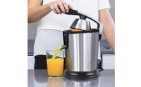 Easy to Use Electric Citrus Juicer Detachable Parts Stainless Steel Juice Press Comfortable Handle for Health Enthusiasts, Home Bar