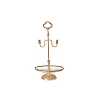 Two-Tier Dessert Stand Vintage Tiered Serving Tray Safe for Food Contact