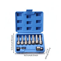 Broken Screw Extractor Set Heavy-Duty Damaged Screw Extractor Set Comprehensive for Mechanics, Workshop