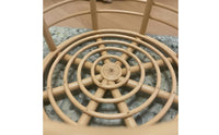 Vintage Design Rattan Posing Basket Gentle Material Baby Photo Prop Handmade Rattan Baby Basket for Newborns