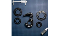 CNC-Machined Single-Chainring Chain Guide Lightweight Chain Guide with ISCG-05 Mount Deformation-Resistant Hardware Durable for 1x Drivetrain Conversion, Commuting