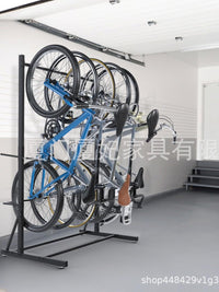 Adjustable Metal Bicycle Parking Rack for Multiple Bikes