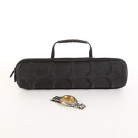 Multi-Slot Watch Storage Bag with Sponge Compartments and Zipper