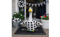 23 Inch Goose Clothes Major Football Tournament Themed Soccer Theme Goose Clothes Festive Atmosphere Outdoor Decoration for Sports Enthusiasts, Garden