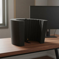 Noise Reduction Audio Capture Device Isolation Screen Reduces Reverberation & Reflections Mic Isolation Screen Lightweight Portable Vocal Booth Foldable Design for Vocalists