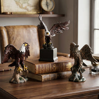 Vintage Resin Eagle Statue for Home Decor