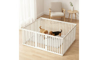 Indoor Pet Enclosure Easy to Pet Hygiene Enclosure with Door Washable Dog Playpen with Door for Puppy , Apartments
