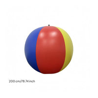 Glossy Panel Beach Ball Smooth Inflatable Beach Ball Bright Colors