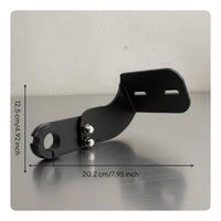 Side Mount Registration Plate Bracket Easy Installation Axle Mount Plate Holder