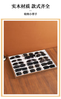 Eyeglass Store Counter Display Tray with Sunglasses Organizer