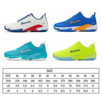 Pickleball Shoes Wear Resistant Unisex Pickleball Sneakers Shock Absorbing Non-Slip Court Sneakers for Men