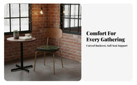 Armless Side Chair Industrial Design Crab Leg Chair High-Density Foam Cushion