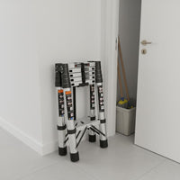 Portable Telescopic Ladder Heavy Duty Multi-Purpose Folding Ladder for Household, Construction
