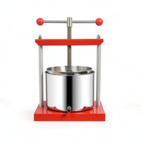 Tabletop Fermented Beverage Press Compact Manual Screw Culinary pressGrade for Home Winemakers