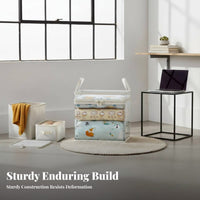 Collapsible Frontentry Container with casters Transparent clear panels for Families
