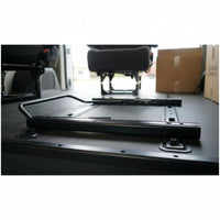 Seat Slider Track Set Glossy Seat Slider with Handle Smooth double Locking Rail Set for Van Builders