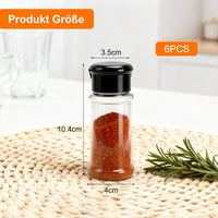 6-Pack 100ml Seasoning Jars with Labels