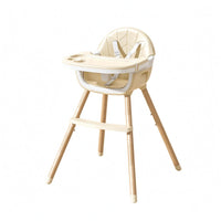Baby High Chair Adjustable Footrest Feeding Chair Modern Design for Babies