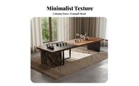 Integrated Beverage Ceremony Table Simple Asymmetrical Design Artistic Household Furniture Modern Minimalist Design for Business Owners, Living Room