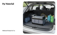 Large Capacity foldable Trunk Organizer Multi-Compartment foldable luggage Container Foldable Design Car Storage Portable for Travelers, Families, Shoppers, Grocery Shopping, highway Trips, Camping, SUV