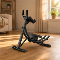 Core Roller Machine Foldable Kneeling Ab Cruncher Compact Size Fitness Equipment