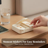 Weekly Detachable medication Case Portable Design Weekly medication Organizer Sealed Lid