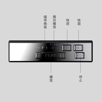 USMEI K66-B Vintage Bluetooth Cassette Player with Auto Reverse, HiFi, FM Radio