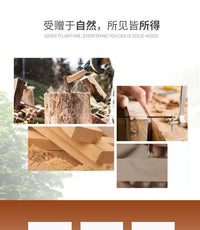 办公室无盖分格实木收纳盒居家桌面木质杂物储物盒双层木制整理盒