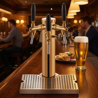 Stainless Steel Beer Tap Column Lever-Style Keg Beer Column Reflective