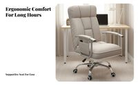 Convertible Sleeper Chair Ergonomic Design Swivel Recliner for Dorm Room, Gamers