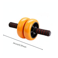 Double Wheel Core Roller Quiet Bearing Core Roller Smooth Rolling Fitness Equipment for Home Workout
