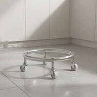Movable Gas Cylinder Tray Stable Support Rolling Cylinder Tray Universal Wheels