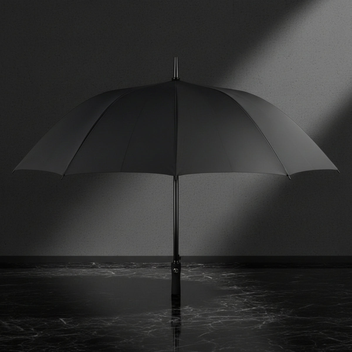 Classic Straight Shaft Umbrella Manual Umbrella with Foam Handle Ergonomic Non-Automatic for Travel