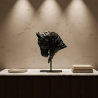 Horse Head Statue Retro Aesthetic Horse Head Bust Realistic Details