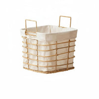 Cylindrical Woven basket with Handles adaptable Storage Basket Large Capacity