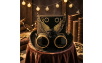 Steampunk Top Hat Retro-Fantasy Top Hat with Goggles Felt-Like for Cosplayers, Theater Performances