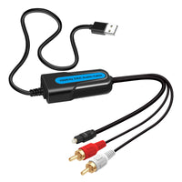192KHz Digital to Analog Audio Converter Cable with RCA Output